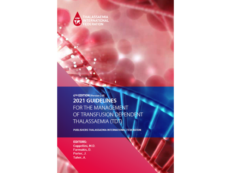 Guidelines for the Management of Transfusion Dependent Thalassaemia (TDT)